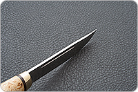 Нож Финка-Лаппи карельская береза, n690, латунь : фото 4