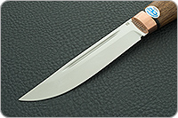 Нож Финка-Лаппи орех, d2, медь : фото 3