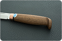 Нож Финка-Лаппи орех, d2, медь : фото 6