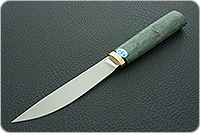 Нож Якут 95х18, латунь, без дополнительной обработки : фото 2