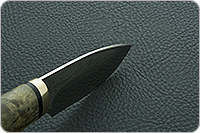 Нож Добрый стабилизированная карельская береза, s390, латунь : фото 9