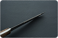 Нож Ирбис накладки орех, aus-8, цельнометаллический : фото 4