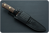 Нож Ирбис накладки орех, aus-8, цельнометаллический : фото 6