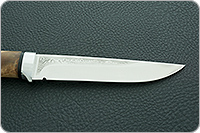 Нож Лиса кап березовый, 95х18, алюминий : фото 4