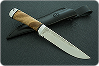 Нож Лиса кап березовый, 95х18, алюминий : фото 7