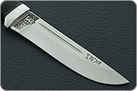 Нож Бекас наборная кожа, k390, алюминий : фото 2