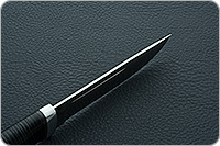 Нож Бекас наборная кожа, k390, алюминий : фото 7