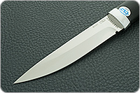 Нож Пескарь граб - черное дерево, s390, алюминий : фото 3