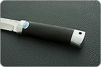 Нож Пескарь граб - черное дерево, s390, алюминий : фото 6