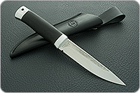 Нож Пескарь граб - черное дерево, s390, алюминий : фото 9