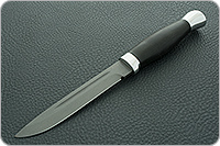 Нож Финка-3 граб - черное дерево, d2, алюминий : фото 2