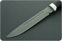 Нож Финка-3 граб - черное дерево, d2, алюминий : фото 3