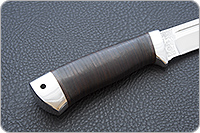 Нож Бекас наборная кожа, s390, алюминий : фото 3