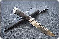 Нож Бекас наборная кожа, s390, алюминий : фото 7