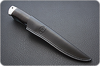 Нож Бекас наборная кожа, s390, алюминий : фото 8