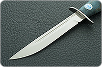 Нож Финка-2 стабилизированная карельская береза, 95х18, алюминий : фото 3