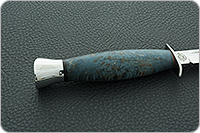 Нож Финка-2 стабилизированная карельская береза, 95х18, алюминий : фото 5