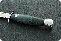 Нож Финка-2 стабилизированная карельская береза, 95х18, алюминий : фото 6