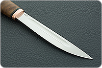 Нож Якут орех, d2, медь : фото 4