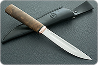 Нож Якут орех, d2, медь : фото 10