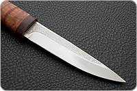 Нож Пескарь карельская береза, 95х18, текстолит : фото 2