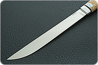 Нож Бурятский средний карельская береза, cpr, алюминий : фото 3