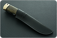 Нож Добрый стабилизированная карельская береза, 100х13м, латунь : фото 8