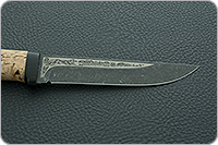 Нож Лиса карельская береза, 100х13м, текстолит : фото 3