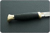 Нож Финка-3 наборная кожа, 50х14мф, латунь : фото 5