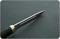 Нож Финка-3 наборная кожа, 50х14мф, латунь : фото 9