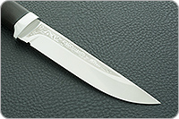 Нож Лиса граб - черное дерево, 95х18, алюминий : фото 4