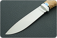 Нож Пилигрим карельская береза, d2, алюминий : фото 3