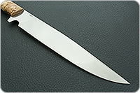 Нож Шериф накладки карельская береза, 95х18, цельнометаллический : фото 4