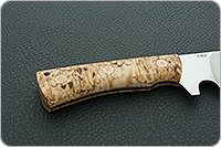 Нож Шериф накладки карельская береза, 95х18, цельнометаллический : фото 5