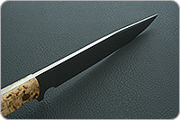 Нож Шериф накладки карельская береза, 95х18, цельнометаллический : фото 9