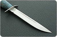 Нож Финка-2 стабилизированная карельская береза, 100х13м, алюминий : фото 2