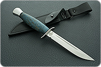 Нож Финка-2 стабилизированная карельская береза, 100х13м, алюминий : фото 6