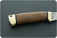 Нож Бекас орех, n690, латунь : фото 5