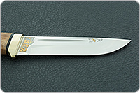 Нож Бекас кап березовый, 95х18, латунь : фото 4