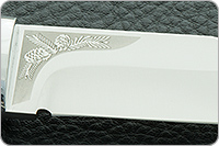 Нож Робинзон-2 наборная кожа, n690, алюминий : фото 8