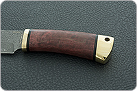 Нож Добрый  стабилизированная карельская береза, zdi-1016, латунь : фото 6