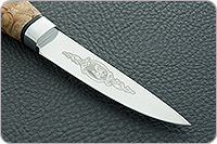 Кухонный нож Овощной малый карельская береза, 100х13м, алюминий : фото 4