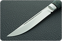 Нож Финка-Лаппи стабилизированная карельская береза, n690, алюминий : фото 3