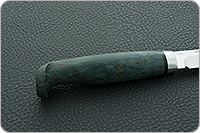 Нож Финка-Лаппи стабилизированная карельская береза, n690, алюминий : фото 5