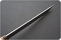 Нож Бурятский большой береста, 100х13м, текстолит : фото 4