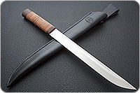 Нож Бурятский большой береста, 100х13м, текстолит : фото 5