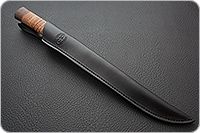 Нож Бурятский большой береста, 100х13м, текстолит : фото 6