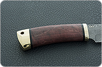 Нож Добрый  стабилизированная карельская береза, zd-0803, латунь : фото 3