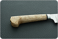 Нож Пчак карельская береза, aus-8, алюминий : фото 3