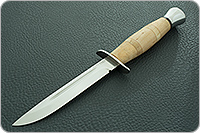 Нож Финка-2  (наборная рукоять) карельская береза-карельская береза, 95х18, алюминий : фото 2